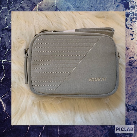 Vooray Bags Vooray Sidekick Crossbody Bag New Gray Moto Poshmark